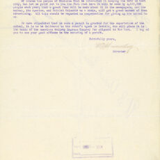 This is a photograph of page 2 of a letter from Dr. Hornaday.