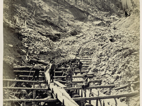 Men on Flume