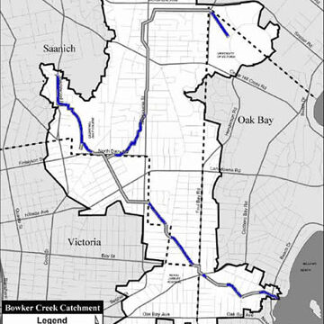 Bowker Creek’s Location