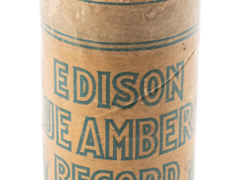 Un Cylindre de Cire Edison Blue Amberol